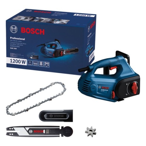Ланцюгова пила Bosch Professional для газобетонных блоків GAC 250, 1200 Вт, 330 мм, 3/8 (0.601.2B6.020)
