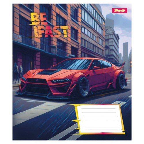Зошит 1 вересня Be Fast А5 12 аркушів лінія (768006)
