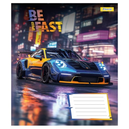 Зошит 1 вересня Be Fast А5 12 аркушів лінія (768006)