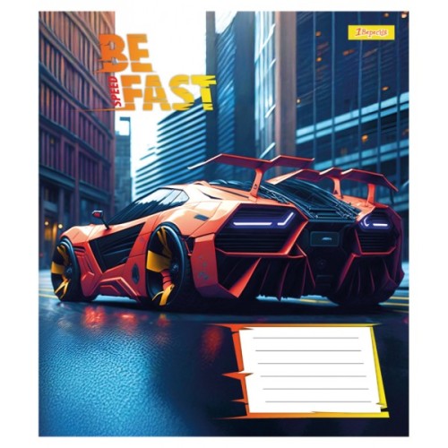 Зошит 1 вересня Be Fast А5 12 аркушів лінія (768006)
