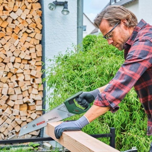 Ножівка Bosch Wood Precise по дереву, 400мм, 11TPI, пластикове руків'я (1.600.A02.ZA9)