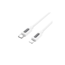 Дата кабель USB-C to Lightning 1.0m PD silicone BX114 Structure white BOROFONE (6941991116834)