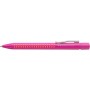 Ручка кулькова Faber-Castell автоматична Grip 2010, корпус рожевий, стрижень синій М (0.7 мм) (26543)