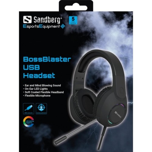 Навушники Sandberg BossBlaster Black (126-49)