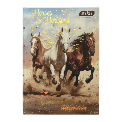 Щоденник шкільний ZiBi NIGHT HORSE В5, 40 аркушів, тверда обкладинка (ZB.13765-01)