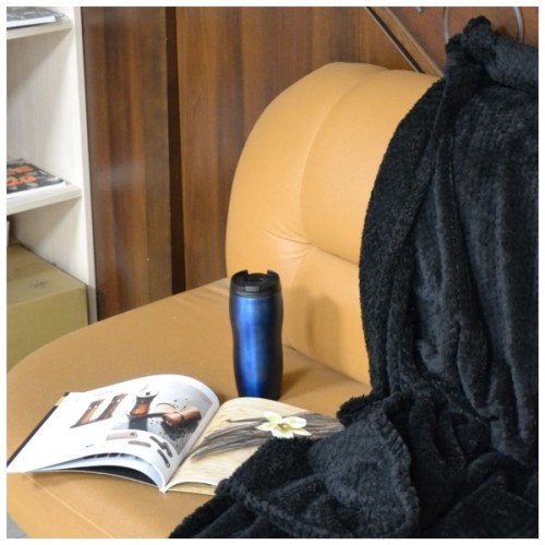 Плед Bergamo Diamond чорний 130 х 180 см (70030205-01)