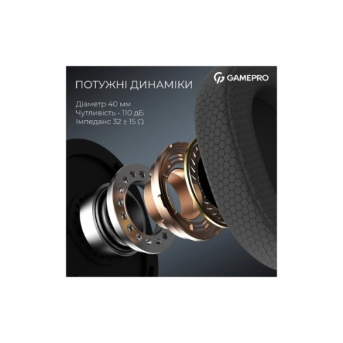 Навушники GamePro Asgard Bragi 7.1 RGB Tri-Mod Black (HSW250B)