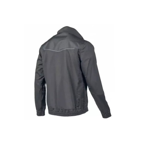 Куртка робоча Hoegert WURNITZ HT5K814-XL еластична 60% поліестер/38% бавовна/2% еластан темно-сіра, XL (54) (HT5K814-XL)