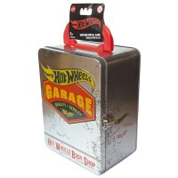 Ігровий набір Hot Wheels Вінтажний контейнер для 18 машинок, сріблястий (HWCC22S)