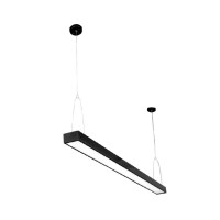 Світильник Євросвітло Sign-30 підвісний лінійний на тросах 30Вт 6400К чорний