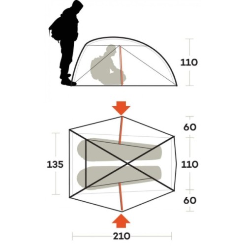 Намет Ferrino Nemesi 2 Pro Green (91212QVVFR) (931777)