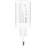 Зарядний пристрій XoKo 1xUSB-C PD65W + 1xUSB QC3.0 GaN white (XK-QC-620)