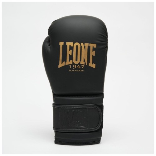 Боксерські рукавички Leone GN059D Black/Gold 14 унцій (GN059D_Bl/Gold_14oz)