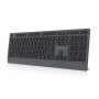 Клавіатура REAL-EL RK-715W Wireless/Bluetooth Black/Gray (EL123100051)