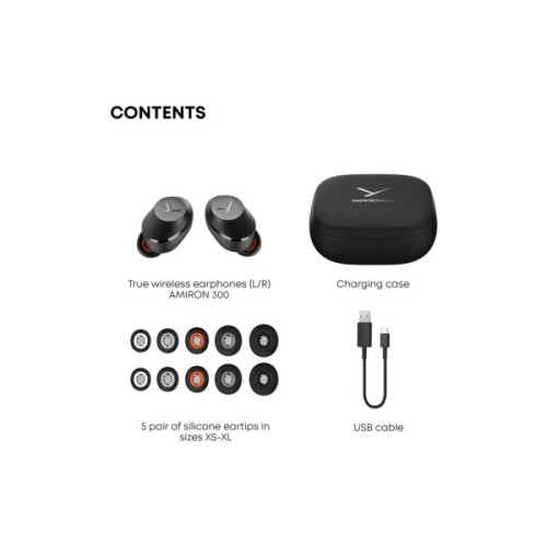 Навушники Beyerdynamic Amiron 300 TWS Black (531482)