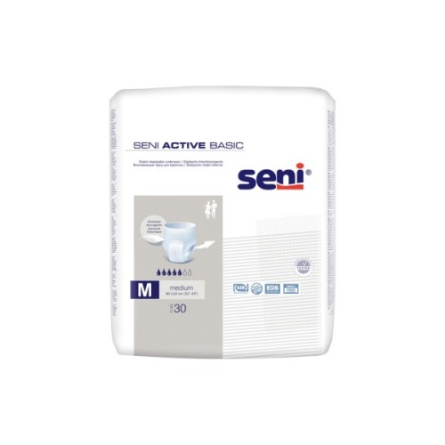 Підгузки для дорослих Seni Active Basic труси M Medium 30 шт (5900516699666)