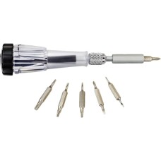 Набір викруток Black&Decker з бітами PH000/SL1.5,PH00/SL2.0,PH0/SL2.5,T7,T15,T6, 7шт, АВС пластик (A7197)