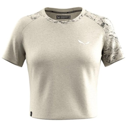 Футболка Salewa Lavaredo Hemp Crop T-Shirt Wmn 28549 7260 - 40/34 - білий (013.012.1338)