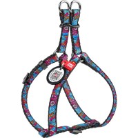 Шлея для собак WAUDOG Nylon з QR паспортом анатомічна "Літо" M (4619)