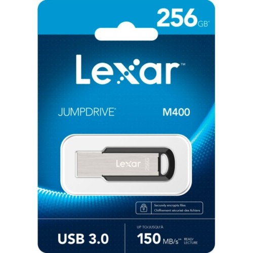 USB флеш накопичувач Lexar 256GB JumpDrive M400 USB 3.0 (LJDM400256G-BNBNG)