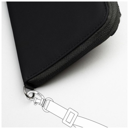 Гаманець Pacsafe RFIDsafe zip around wallet Чорний (11050100)