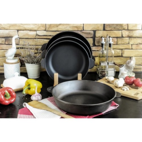 Сковорода Brizoll Monolith чавунна 260х60 мм (M2660U)