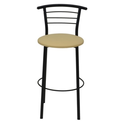 Барний стілець Примтекс плюс барный 1011 Hoker black S-64 Beige (1011 HOKER black S-64)