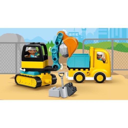 Конструктор LEGO Вантажівка і гусеничний екскаватор (10931)