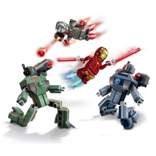 Конструктор LEGO Super Heroes Залізна людина та Бойова Машина проти Хаммер Дронів (76320)