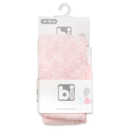 Колготки дитячі Bibaby ажурні (68127-80G-pink)