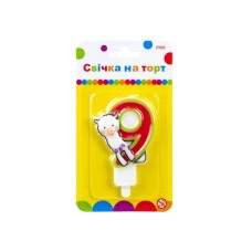 Свічка Maxi Llama "9" висотою 7,62 см (MX622068-9)