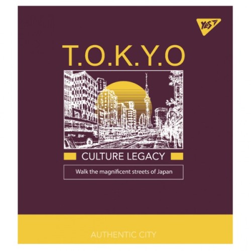 Зошит Yes А5 Dream place 24 аркушів клітинка (766839)