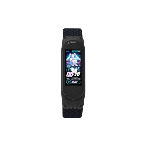 Ремінець до фітнес браслета Armorstandart Braided Solo Loop для Xiaomi Mi Band 4/5/6 Black size M (ARM58769)