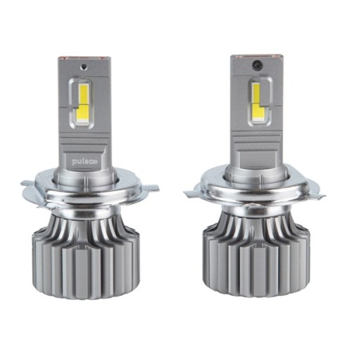 Автолампа PULSO LED-chips OEM PHILIPS Flip chip/9-16V/2*70W/8500Lm/6500K (N1-H4)