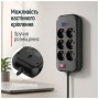 Мережевий фільтр живлення ColorWay CW-CHE64PDB 6 роз, 4USB (CW-CHE64PDB)