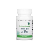 Вітамінно-мінеральний комплекс Seeking Health Вітамін B12 з L-5-MTHF, смак вишні, Active B12 With L-5-MTHF, 60 жувач (SKH-52006)