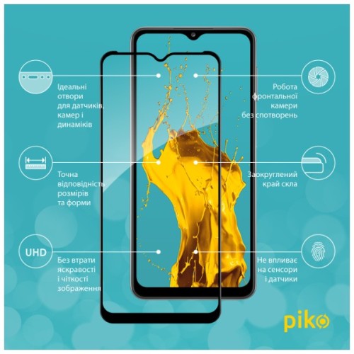 Скло захисне Piko Full Glue Samsung A32 5G Black (1283126549298)