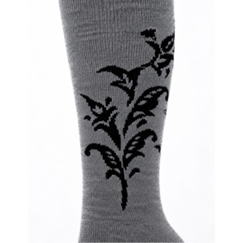 Колготки дитячі BNM з квітами (M0C0301-1215-5G-gray)