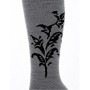 Колготки дитячі BNM з квітами (M0C0301-1215-5G-gray)