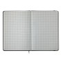Книга записна Buromax Respect 96 аркушів А5 у клітинку сірий (BM.295108-09)