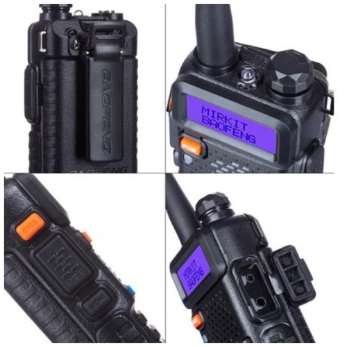 Портативна рація Baofeng UV-5R Black Six Pack комплект 6 шт (2200000758965)