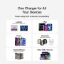 Зарядний пристрій Belkin 2xUSB-C + 1xUSB PD70W PPS GaN white (WCH018HQWH)