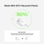 Зарядний пристрій Belkin 2xUSB-C + 1xUSB PD70W PPS GaN white (WCH018HQWH)