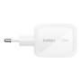 Зарядний пристрій Belkin 2xUSB-C + 1xUSB PD70W PPS GaN white (WCH018HQWH)