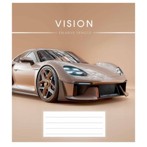 Зошит Школярик Motion and style 36 аркушів лінія (036-3692L)