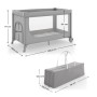 Дитячий манеж Kinderkraft Leody Up Grey (5902533930159)