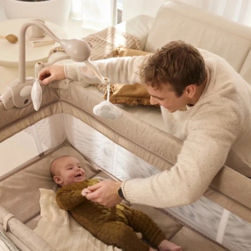 Дитячий манеж Kinderkraft Leody Up Grey (5902533930159)
