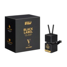 Ароматизатор для автомобіля Vitol Black Label Red Amber V 8мл (V230405)