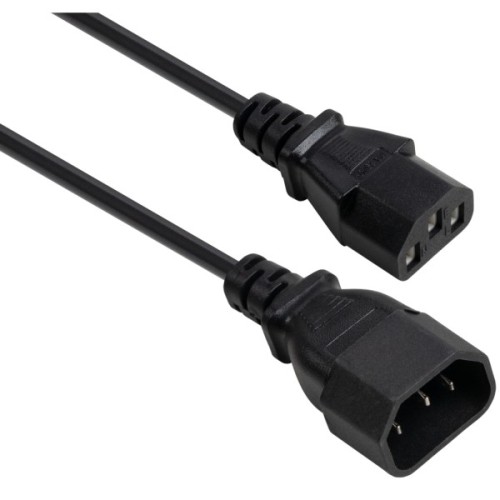 Кабель живлення C13 to C14 1.8m 0.75mm2 copper Vinga (VYPCC13141875CU)