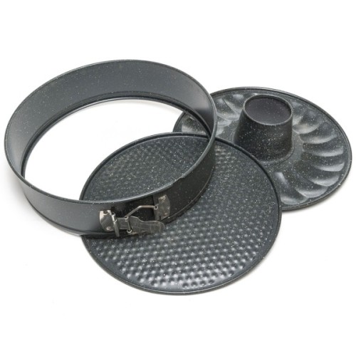 Форма для випікання Hölmer зі знімним дном Комплект 26 і 28 см (BCR-0626-RCG+BCR-0628-RCG Sweet cake Granite)